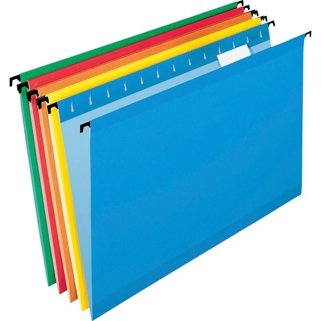 Pendaflex Folder Hng Srhk Legal 1/5 Assorted PFX615315ASST