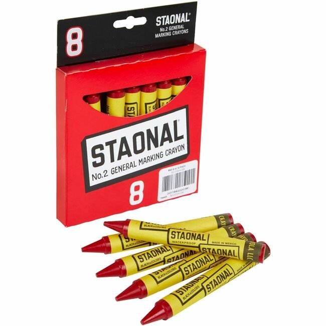 Crayola LLC Marker Staonal 8/BX Red CYO5200023038