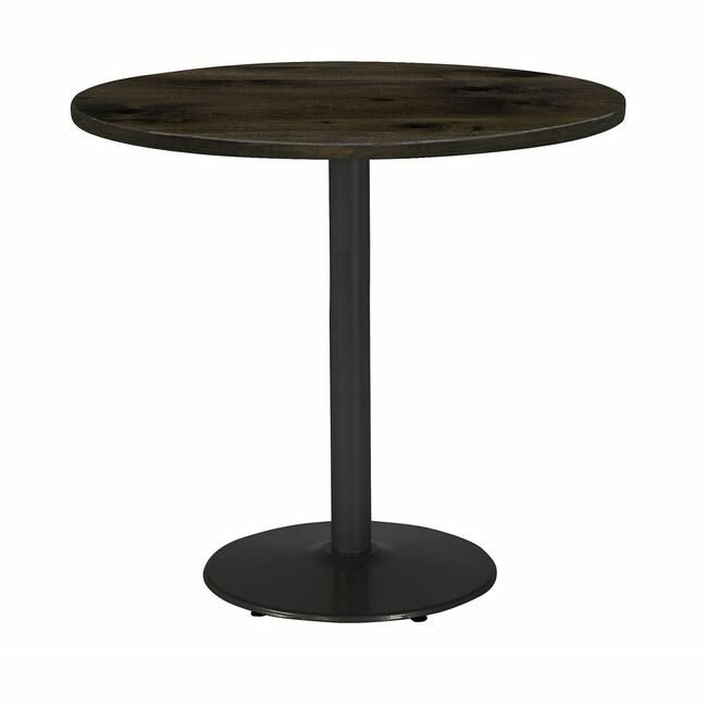 KFI Seating Table Round 42X42X38 Barnwd KFI42R922BK38LB