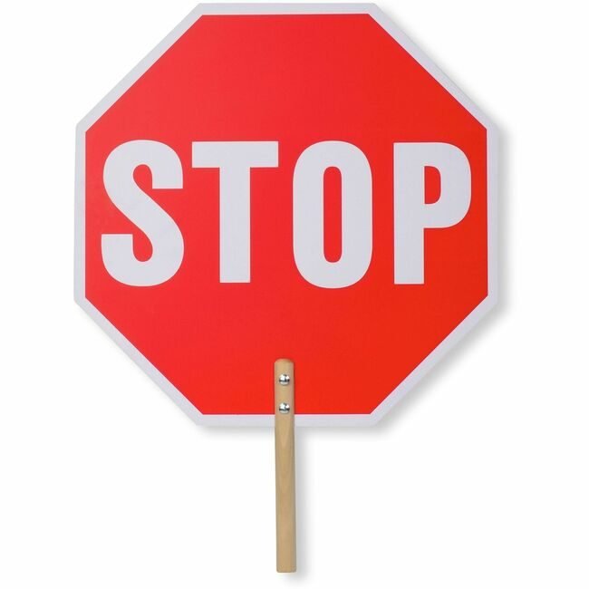 Tatco Sign Stop Handheld TCO17520