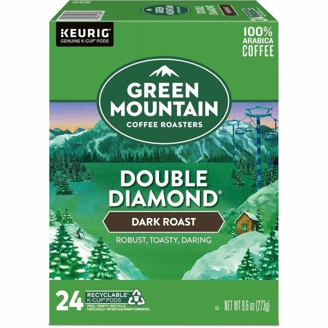 Keurig Dr Pepper / Green Mountain Coffee Roasters Kcup Double Diamond 24BX GMT4066
