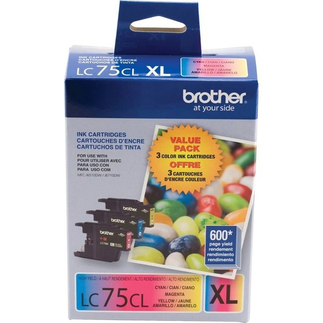 Brother International Cartridges Ink Hi Yld C M&Y BRTLC753PKS