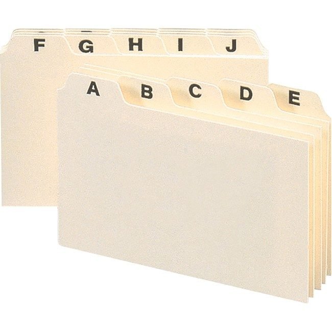 Smead Manufacturing Co. Guide Card 4X6 1/5 A-Z SMD56076