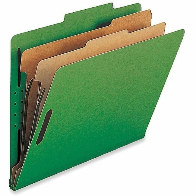 Nature Saver Folder Clssfctn Legal 2DIV Green NATSP17226