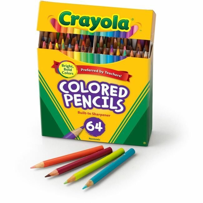 Crayola LLC Pencil Colored Short Assorted CYO683364