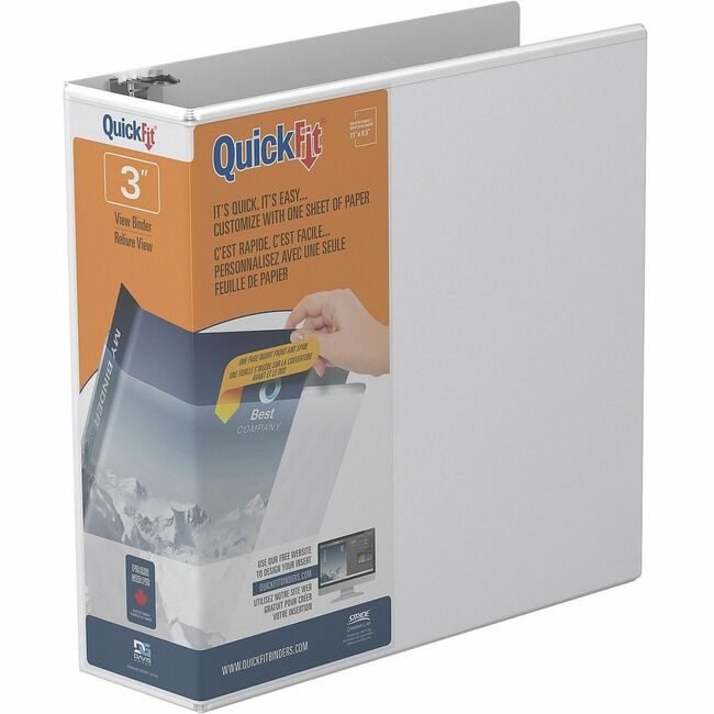 Stride, Inc. Binder Quickfit Round 3" We STW870500