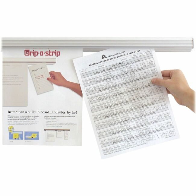 Advantus Corporation Rail Dsply Grip-A-Strip 48" AVT2010