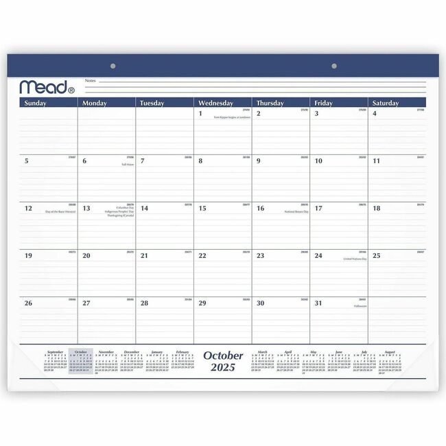 ACCO Brands AT-A-GLANCE Deskpad Basic Mo Standard Black AAGCRM92020