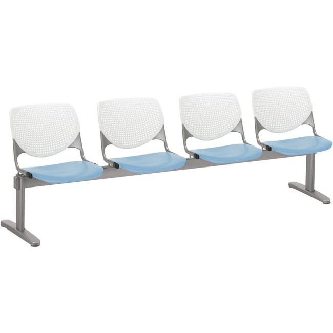 KFI Seating Beamseat 4SEAT White/Skyblu KFI2300BEAM4835
