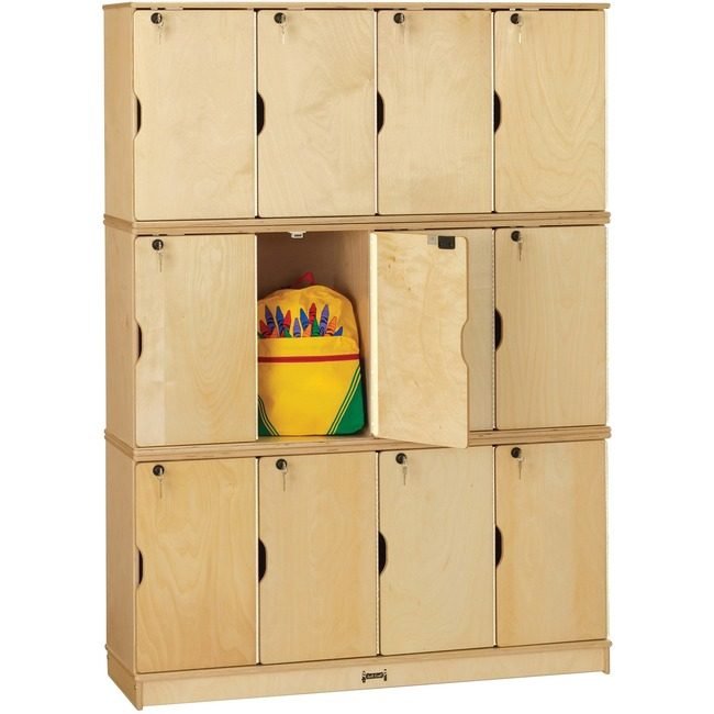 Jonti-Craft, Inc. Locker Stackable Triple Wd JNT4697JC