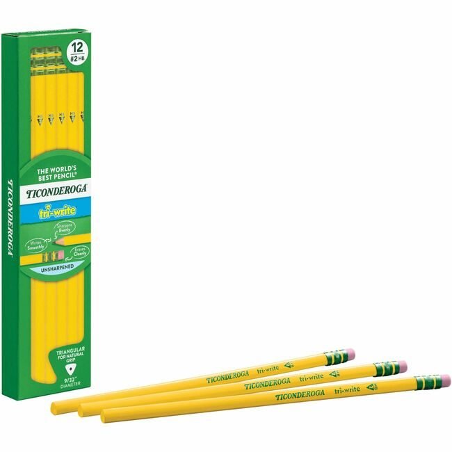 Dixon / Ticonderoga Dixon Ticonderoga Company / Pencil Tri-Write #2HB 12 Count DIX13856