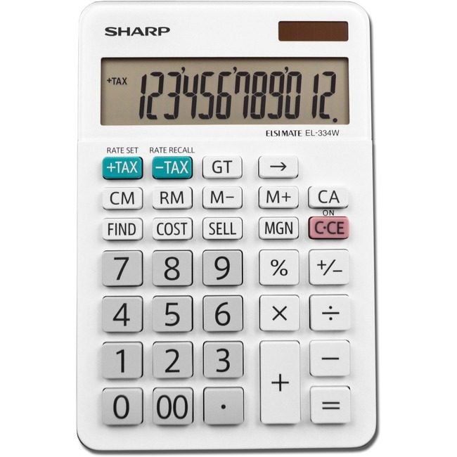 Sharp Electronics Calc Desktop 12-DIGIT We SHREL-334W