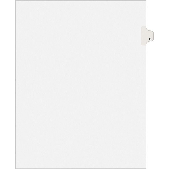 Avery Products Corporation Dividers Index Sidetab E AVE01405