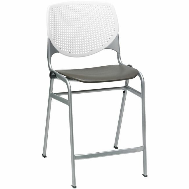 KFI Seating Stool Counter White Brwnstn KFICT230BKB8S18