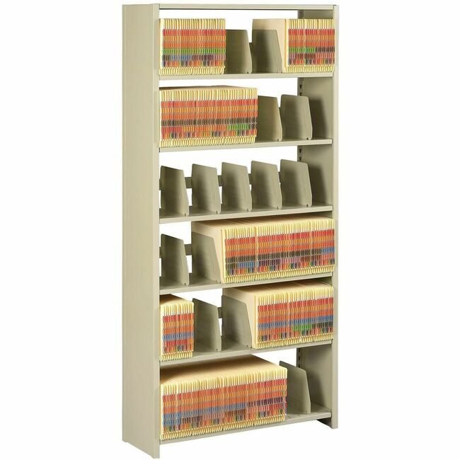 Tennsco Shelving 36WX12DX76H Sand TNN1276PCSD