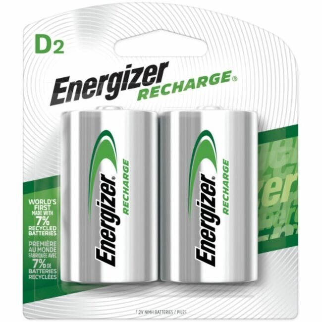 Energizer / Eveready Energizer Holdings / Eveready Battery Rchrgble D 2/PK EVENH50BP2