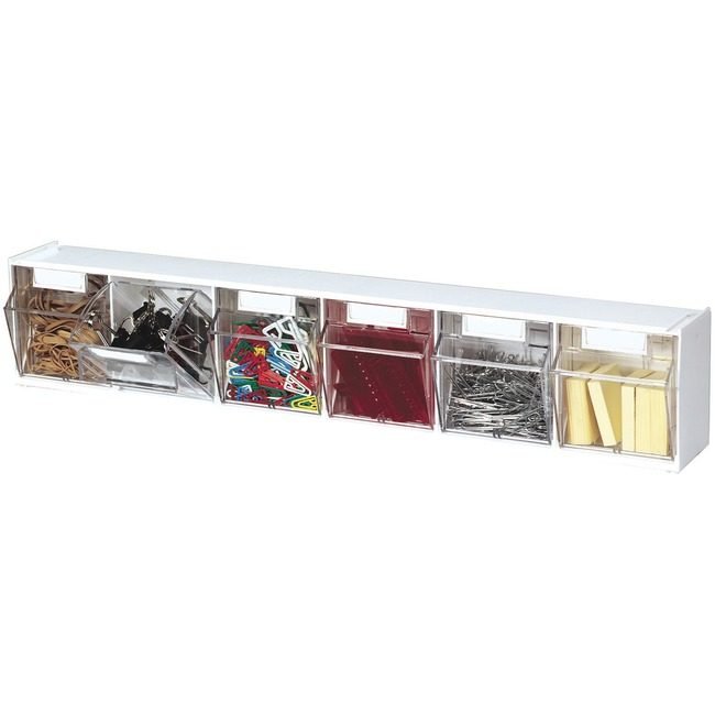 Deflecto Bin Tilt Horizontal 6-BIN DEF20603OP