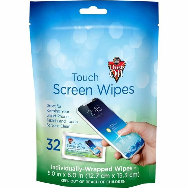 Falcon / Dust-Off Falcon Safety Products / Dust-Off Wipes Touchscn Foil Wrap 32 FALDTSW32M