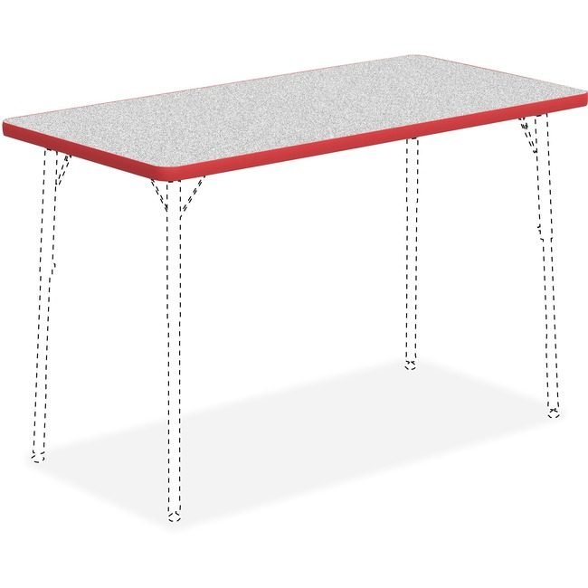 Lorell Tabletop Actty 24X48 Gy/Rd LLR99917