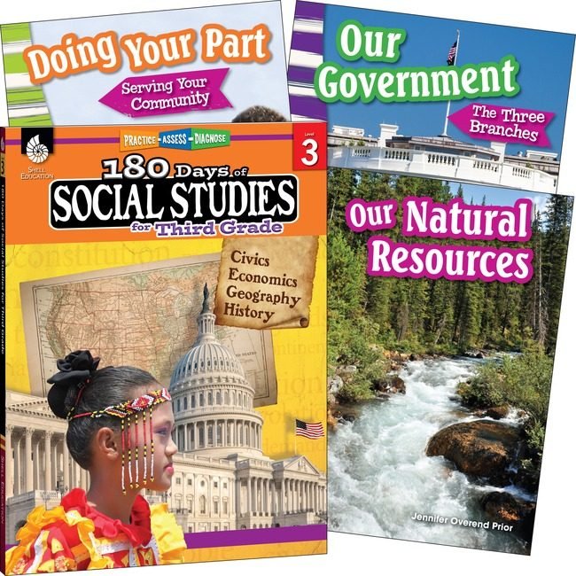 Teacher Created Materials / Shell Education Book Socialstudies GR3 Set SHL118397
