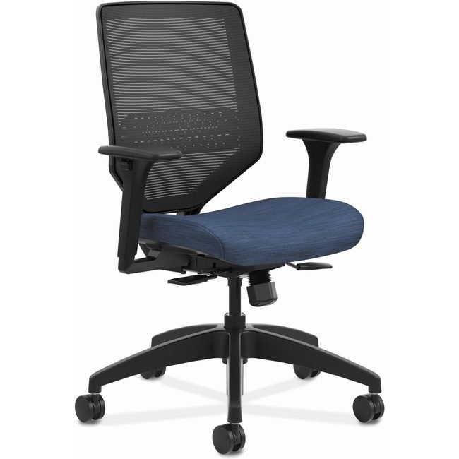 The HON Company Chair Task Midbck W/Arms Be HONSVM1ALC90TK