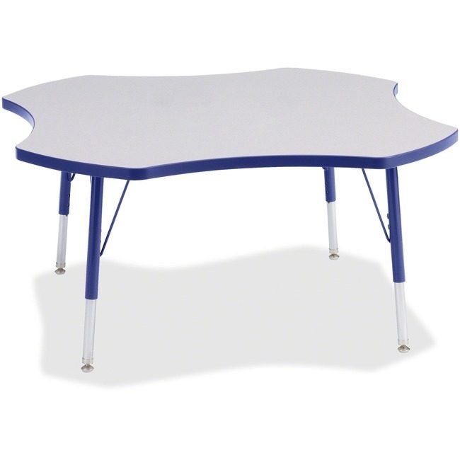 Jonti-Craft, Inc. Table Four Leaf 48" Gy/Be JNT6453JCE003
