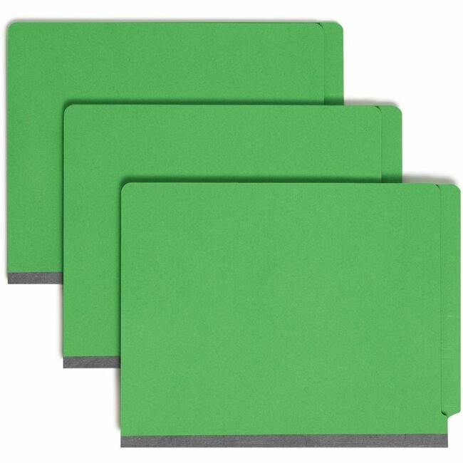 Smead Manufacturing Co. Folder Clssfc Letter 2DIV Green SMD26837
