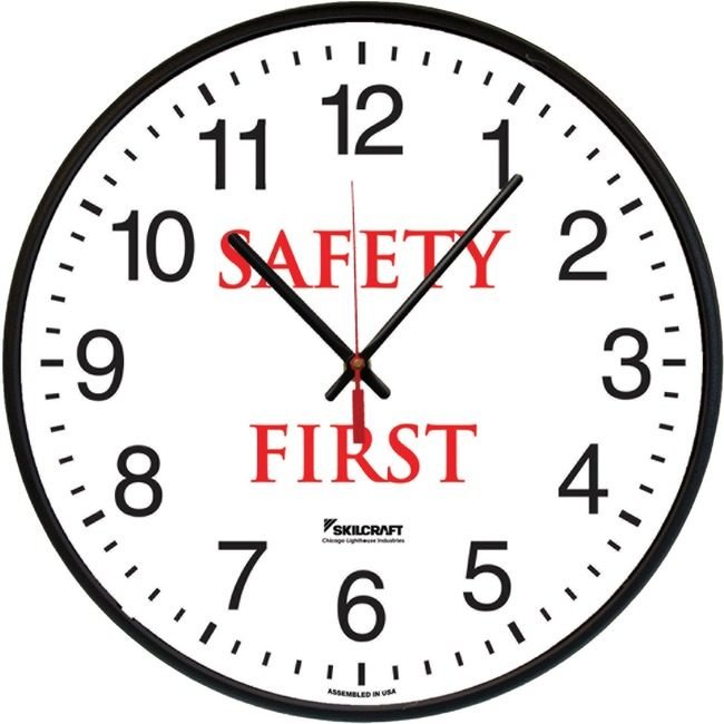 Varies / verify SKU SKU-LEVEL VERIFICATION REQUIRED Clock Wall 12.75 Safety NSN6986556