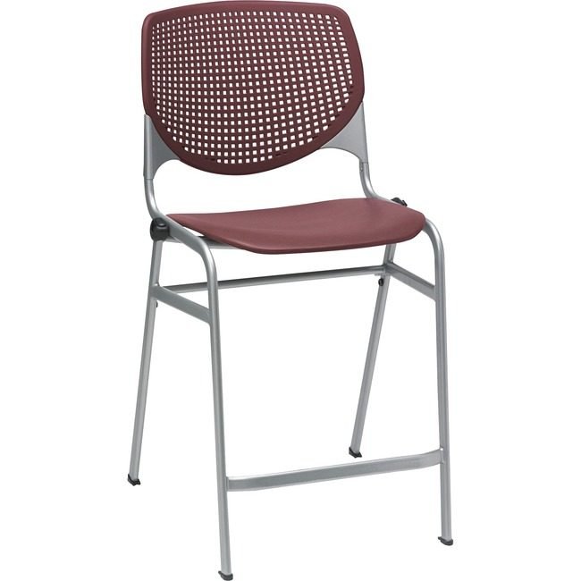 KFI Seating Stool Counter Burgundy KFICT2300BKP07