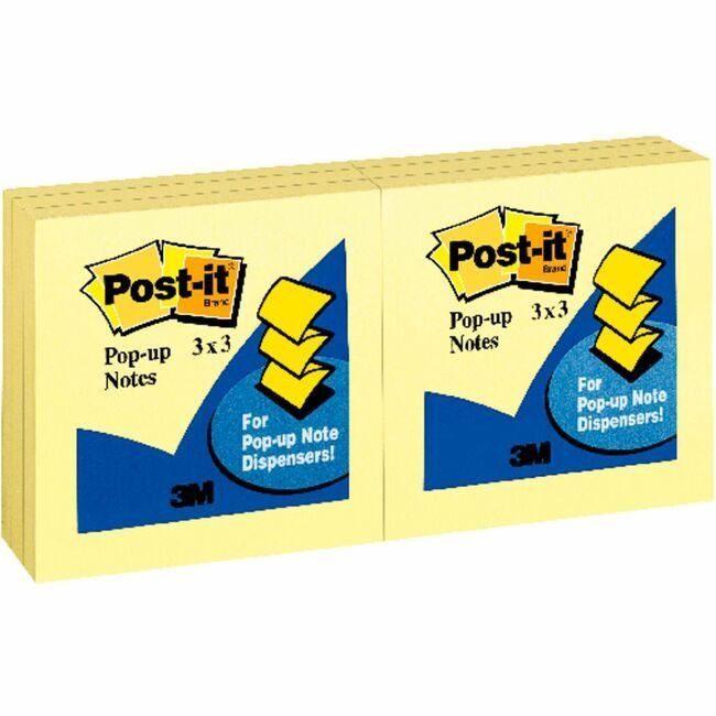 3M Company Note Popup 3X3 90SH Canary MMMR330YWPK