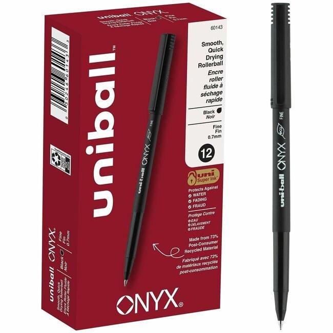 Mitsubishi Pencil Co. / uni-ball Pen Onyx 0.7MM Black UBC60143