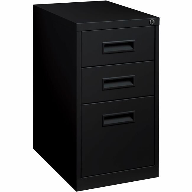 Lorell Pedestal Mbl B/B/F Black 22"W LLR67737