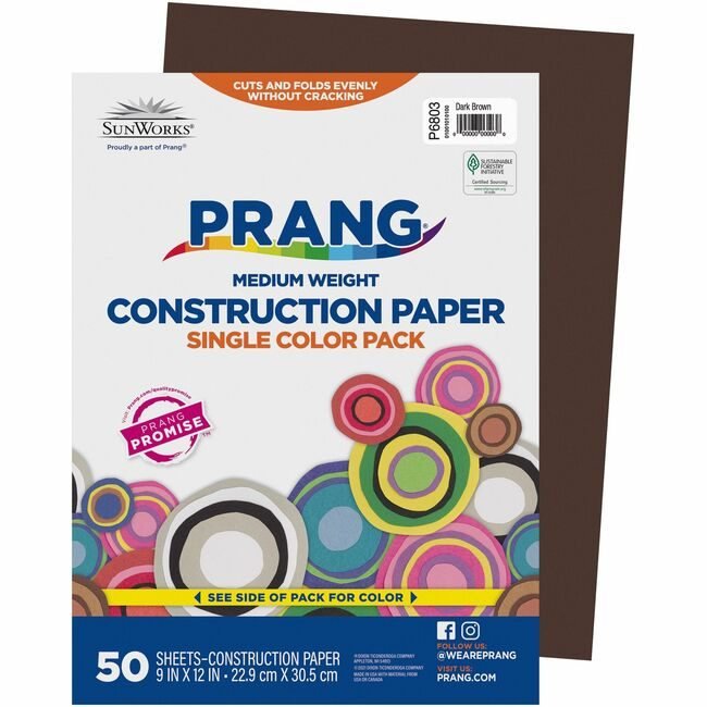 Pacon Corporation Paper Constr 9X12 Dbn 50SH PAC6803