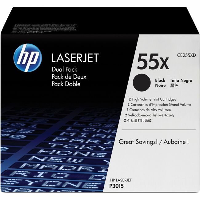 HP Inc. / Hewlett-Packard Crtdg CE255X Lj Dual Pk HEWCE255XD