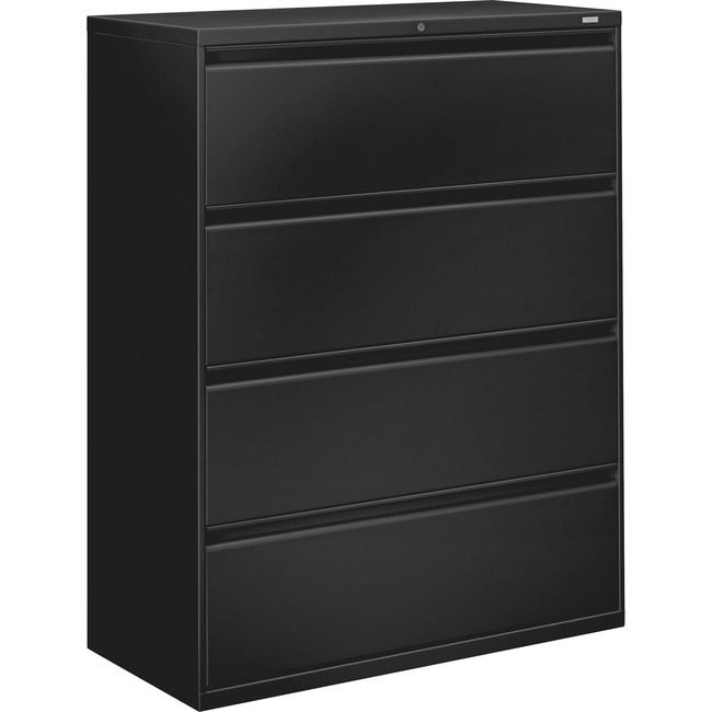 The HON Company File Lateral 4DRAWER Black 42W HON894LP