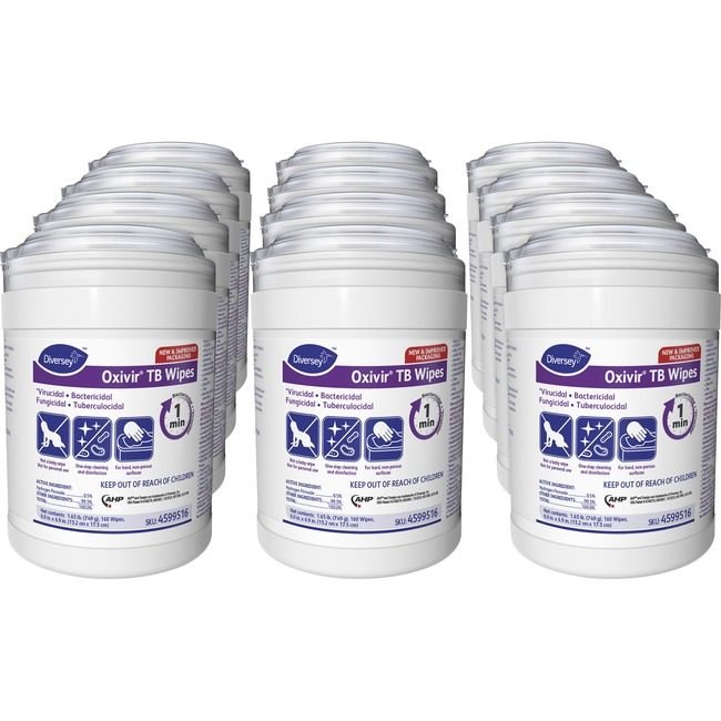 Diversey Wipes Cleaner Disinfectant DVO4599516CT