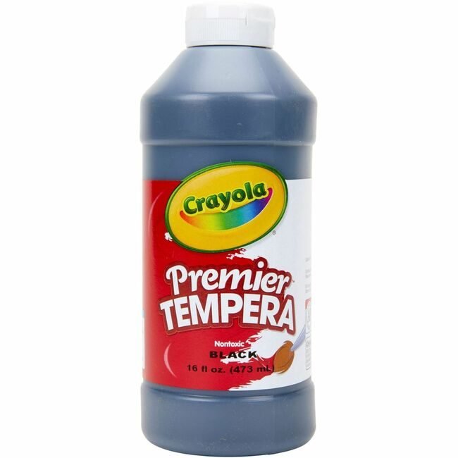 Crayola LLC Paint 16 OZ TEMPRA Black CYO541216051