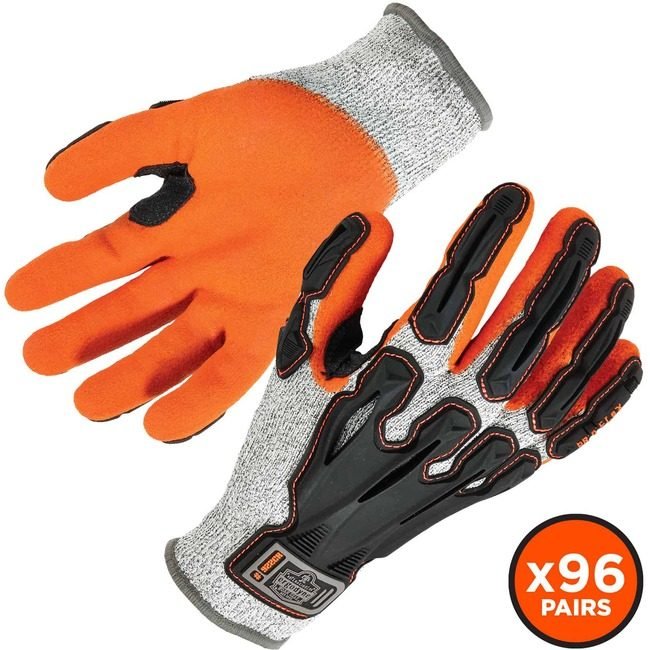 Ergodyne Gloves Cr Dipped Dir L Gray EGO17584