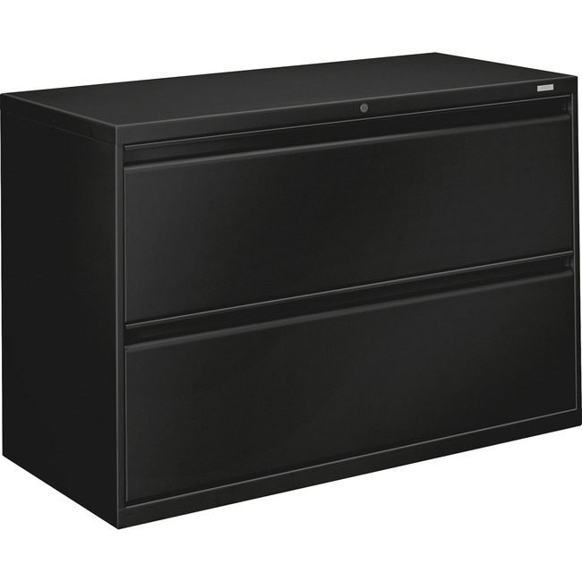 The HON Company File Lateral 2DRAWER Black 42W HON892LP