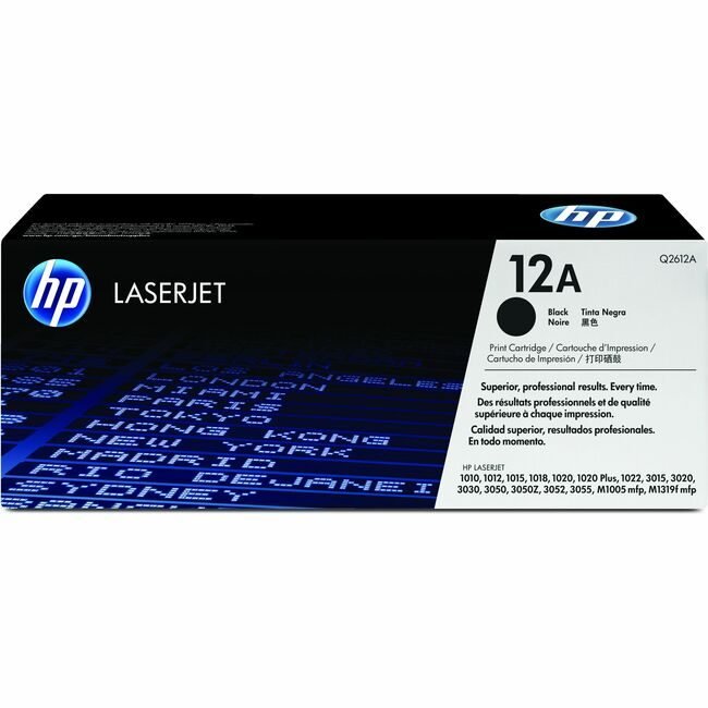 HP Inc. / Hewlett-Packard Crtdg LJ 1012 Black HEWQ2612A