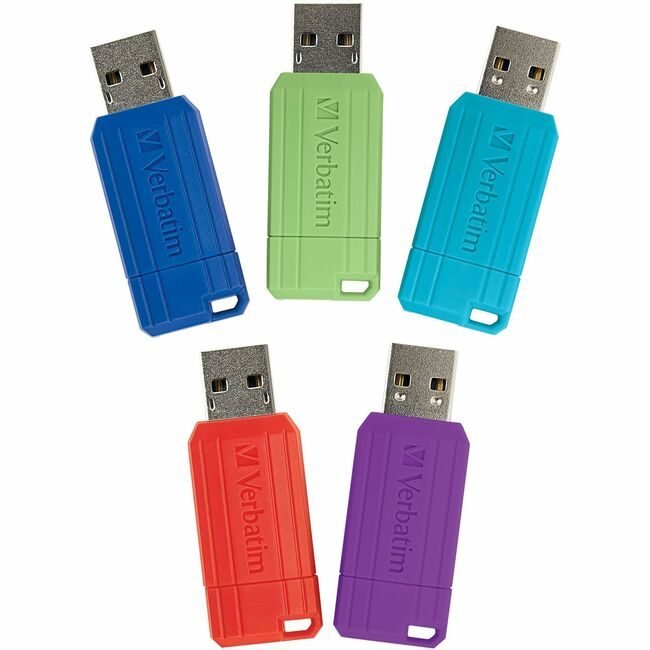 Verbatim Americas Drive USB Pnstripe 32GB 5 Pack VER70055