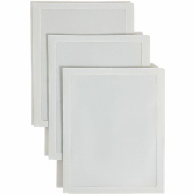 Smead Manufacturing Co. Folder 2PKT 5 Pack Letter Clear SMD87706