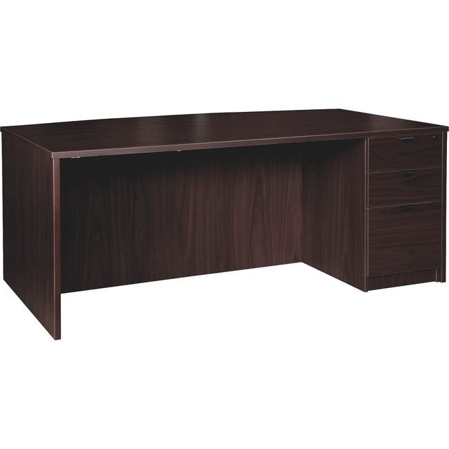 Lorell Desk Rt Sglped Bow 42X72 Es LLRPD4272RSPES