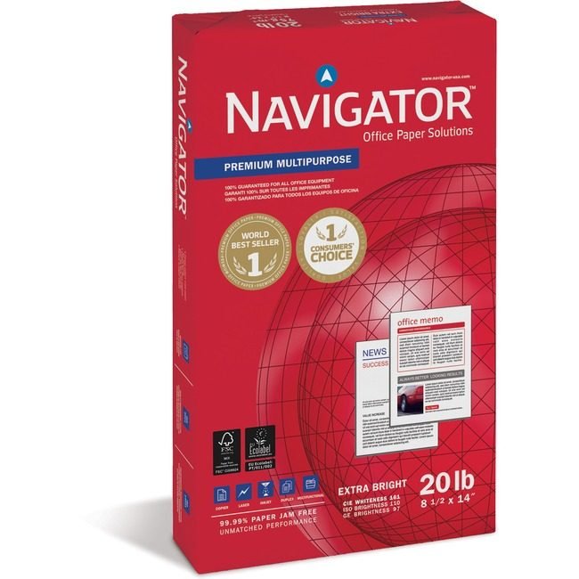 The Navigator Company Discovery Paper 20# 97BR 8.5X14 Brw SNANMP1420