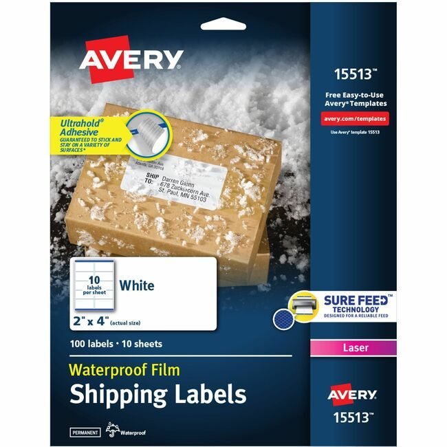 Avery Products Corporation Label Laser WE10UP AVE15513