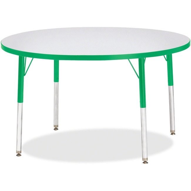 Jonti-Craft, Inc. Table Activity 42"RND Gy/Gn JNT6468JCE119