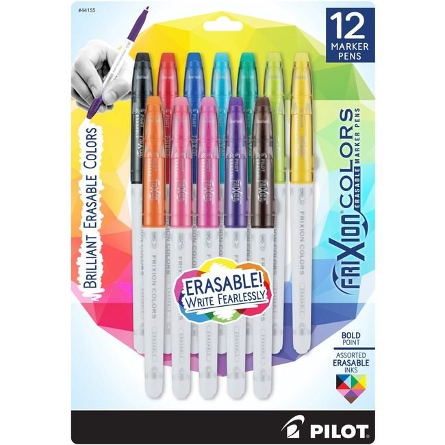Pilot Corporation of America Marker Eraseabl Fx Assorted 12 Pack PIL44155