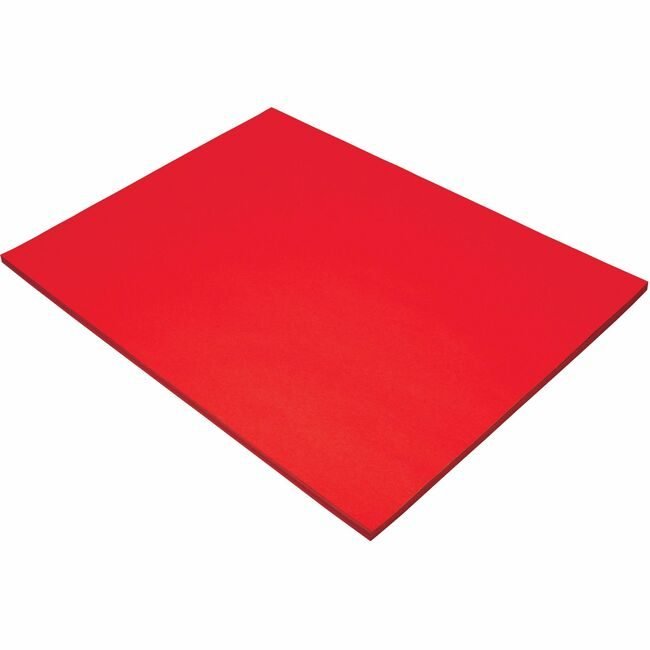 Pacon Corporation Paper Const 18X24 Festv Red PAC103433
