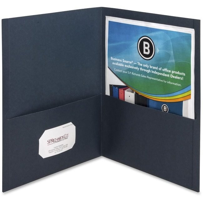 Business Source Folder 2-POCKET Letter Dbe BSN78492