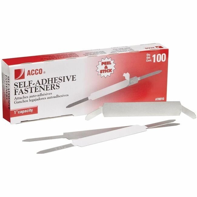 ACCO Brands Fastener Self-Adh Gra 1" ACC70010